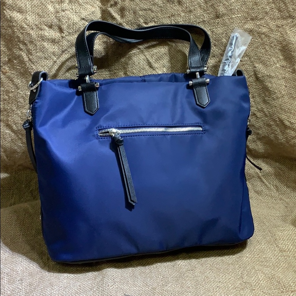 New dark blue INC shoulder bag with tags.